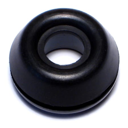 Midwest Fastener 1/2" x 1-1/32" x 7/8" Black Rubber Grommets 10PK 64367